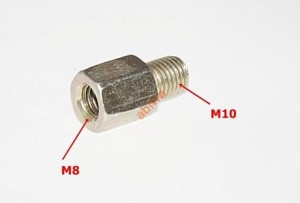 REDUKCJA GWINTU LUSTEREK M10 DO M8, GWINT PRAWY- TAJWAN