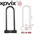 KŁÓDKA U-LOCK Z ALARMEM 120DB KOVIX KTL14-300