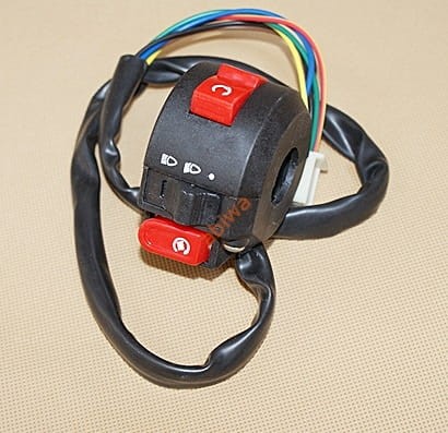 PRZEŁĄCZNIKI KIEROWNICY LEWE ATV 70-125CC- 7PIN- ABIWA