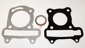 USZCZELKA GŁOWICY+ CYLINDRA+ RURY WYDECHOWEJ (pap)-4T 50CC-ZESTAW 