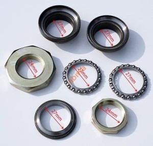 ŁOŻYSKA KOLUMNY KIEROWNICY KPL. ( WILGA , VAPOR , COLIBER )